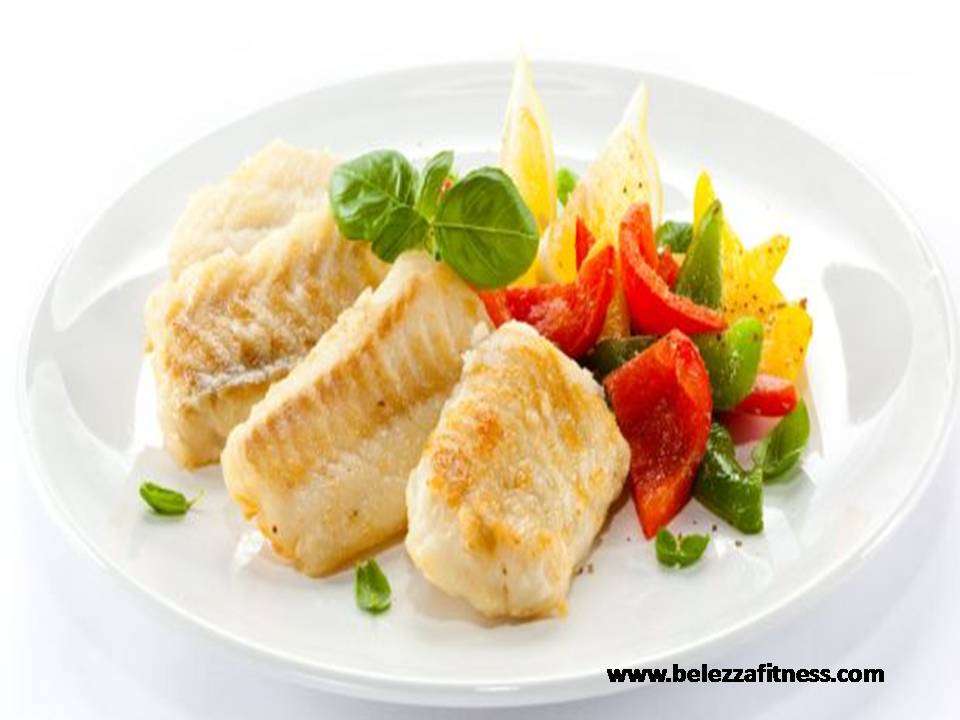 GRILLED FISH WITH SAUTEED VEGGIES